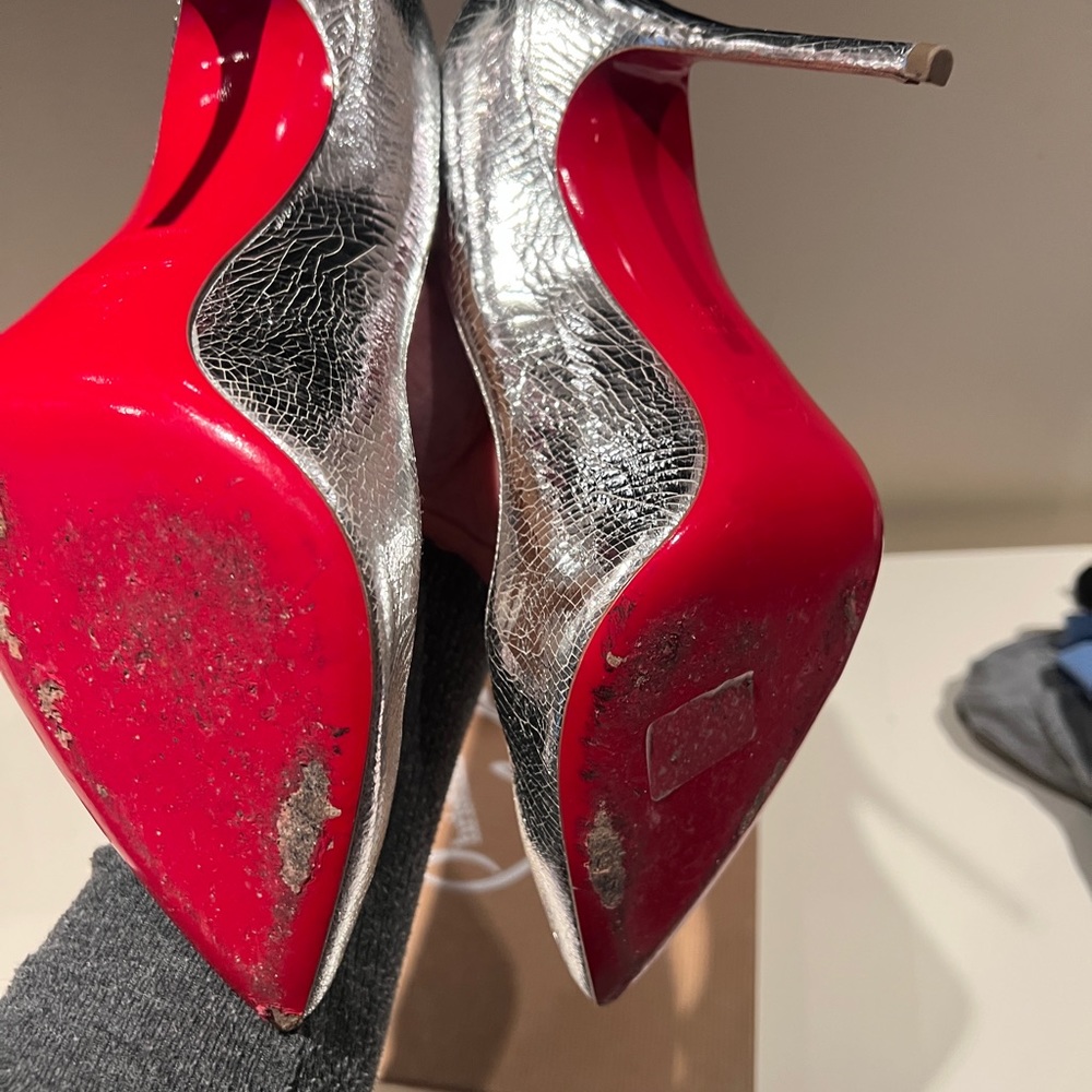 CHRISTIAN LOUBOUTIN
Broken Glass Corneille 100 Pumps 40.5 Silver - Picture 5 of 7